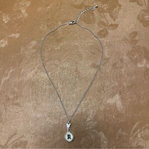 Disney “R” Initial Mickey Mouse Necklace